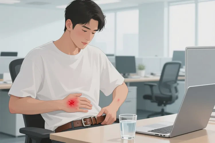 男生肚子偶尔起湿疹可以根治吗(图1)