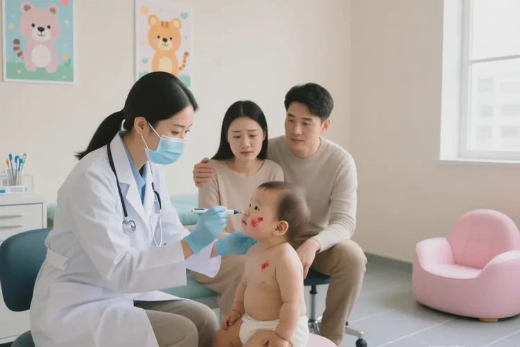 新生儿脸上起湿疹可以根治吗(图3)