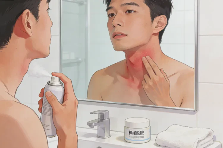 男生脖子上容易起湿疹可以根治吗(图1)