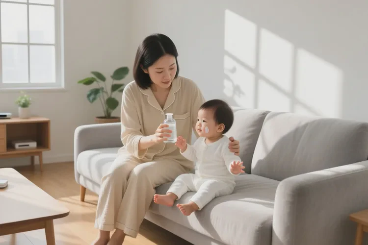 幼儿面部偶尔长湿疹可以根治吗(图1)