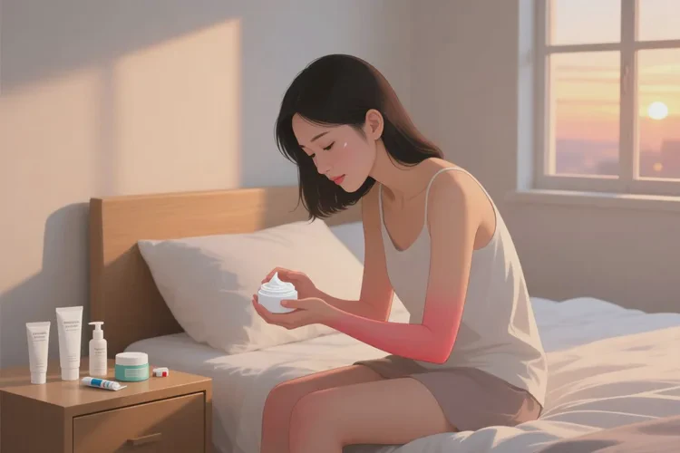 女生手臂长湿疹可以根治吗(图1)