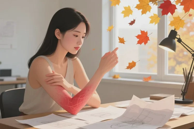 女性手臂有湿疹可以根治吗(图1)