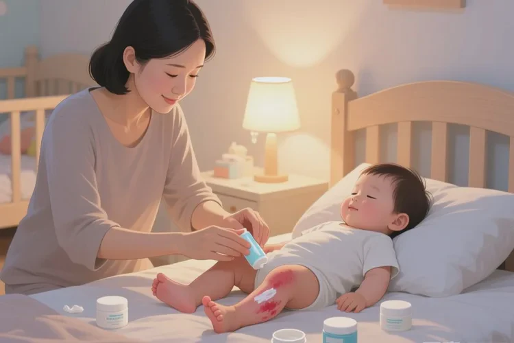 小儿小腿容易起湿疹可以根治吗(图1)