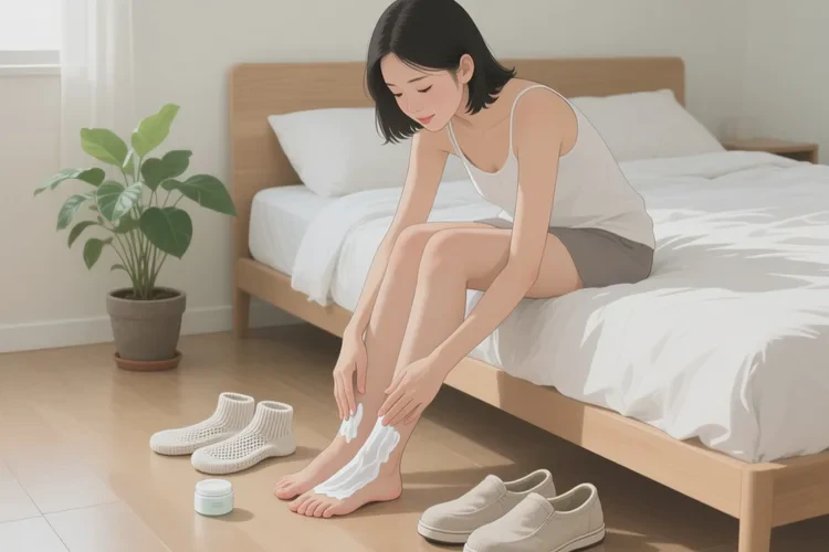 女生脚上出现湿疹可以根治吗(图1)