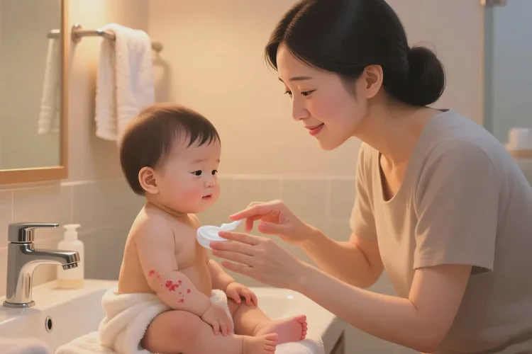 小儿手臂长湿疹能根治吗(图1)