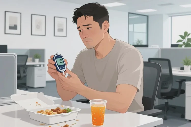 30岁中餐血糖8点4是怎么回事(图1)