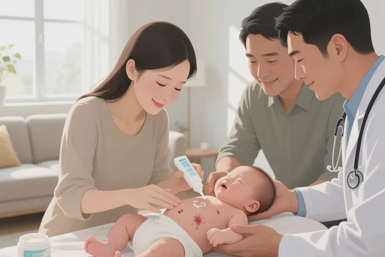 新生儿肚子上出现湿疹可以根治吗(图3)