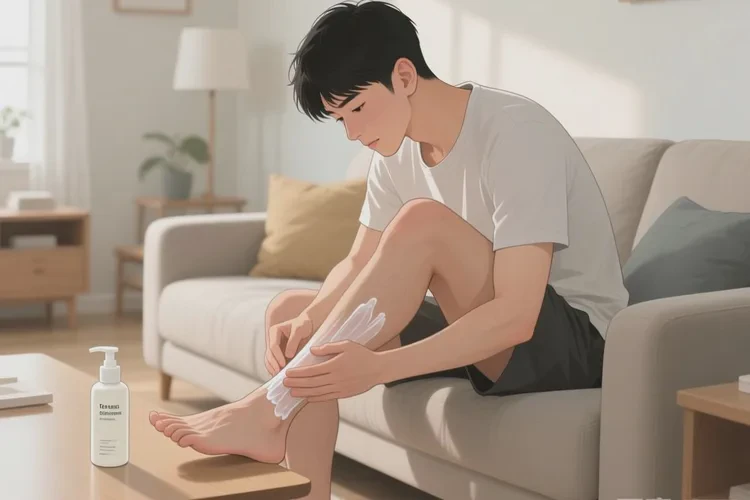 男生小腿上容易起湿疹可以根治吗(图1)