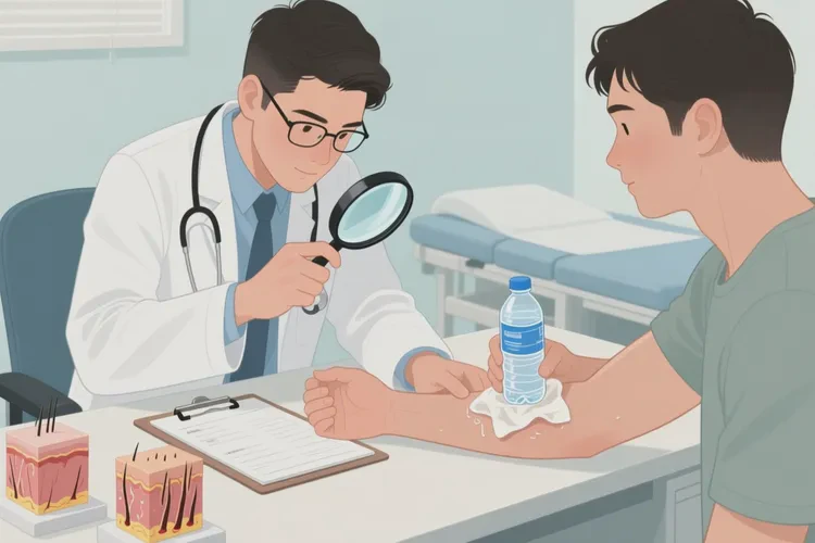 女生手臂容易长湿疹可以根治吗(图2)