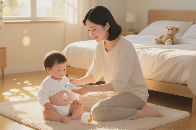 幼儿肚子起湿疹可以根治吗(图1)