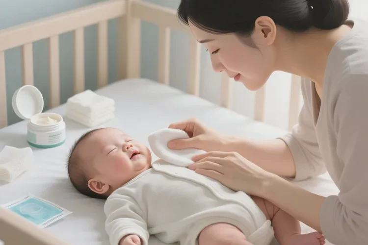 新生儿脖子偶尔起湿疹可以根治吗(图1)