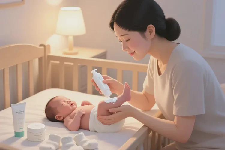 新生儿小腿容易起湿疹可以根治吗(图1)