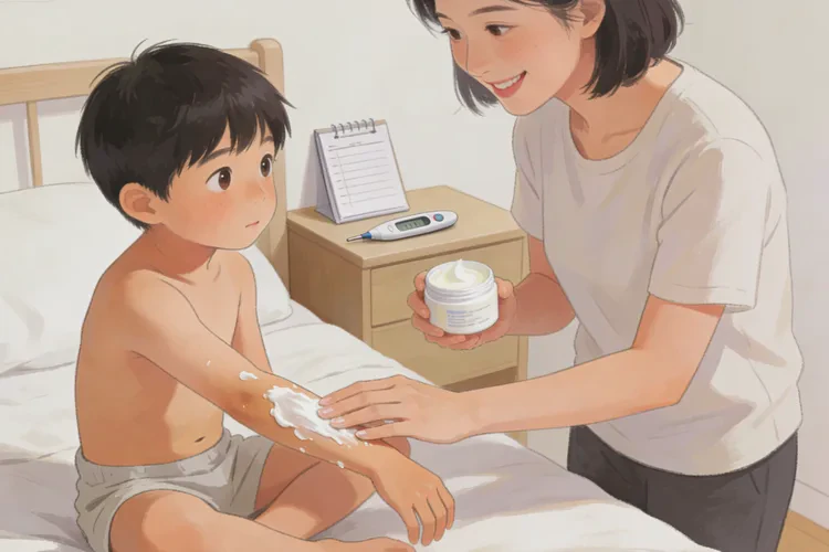 小儿手臂长湿疹可以根治吗(图2)