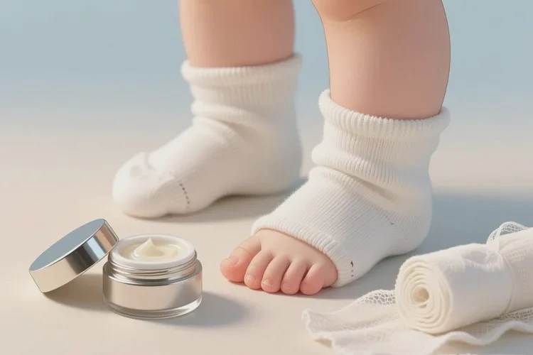 新生儿脚上经常起湿疹可以根治吗(图3)