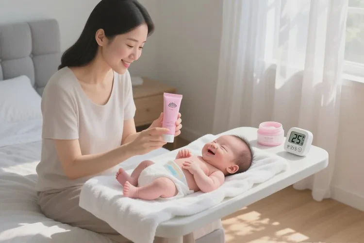 新生儿脸上出湿疹可以根治吗(图1)