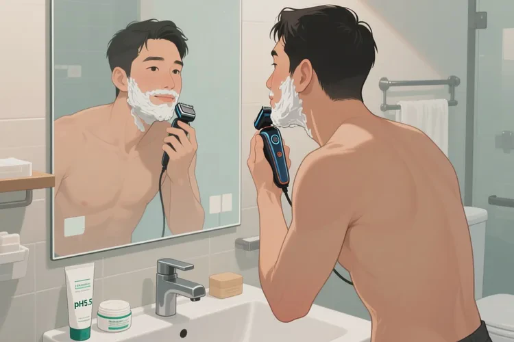 男生脸上容易长湿疹可以根治吗(图1)