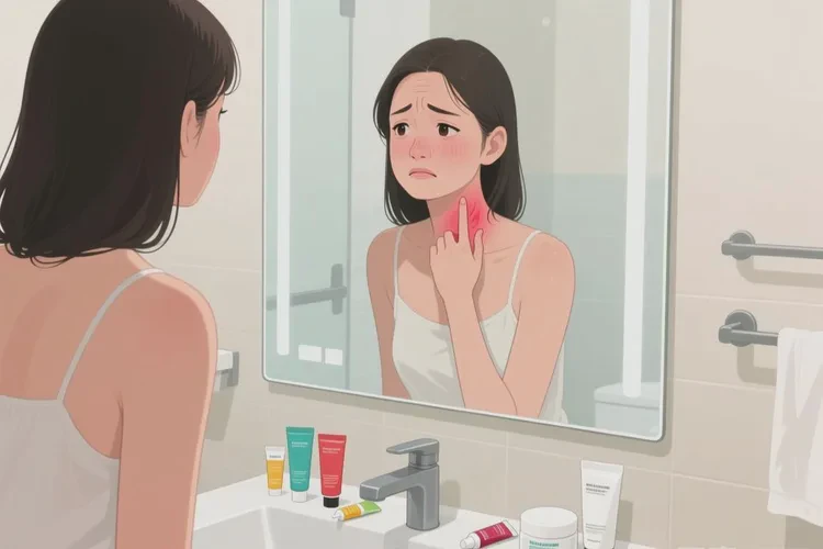 女性脖子上起湿疹可以根治吗(图1)