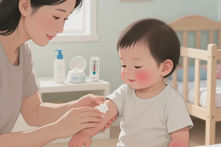 幼儿全身偶尔起湿疹可以根治吗(图1)