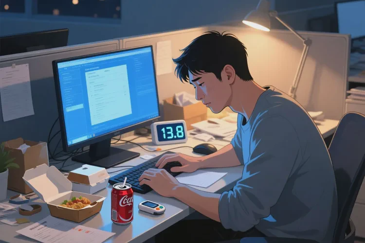 30岁早上空腹血糖13.8是怎么回事(图1)