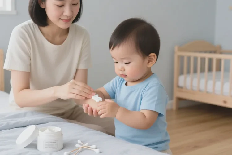 小儿手臂上起湿疹能根治吗(图1)