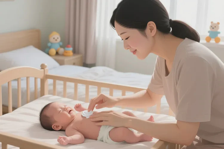 新生儿肚子上出现湿疹可以根治吗(图1)