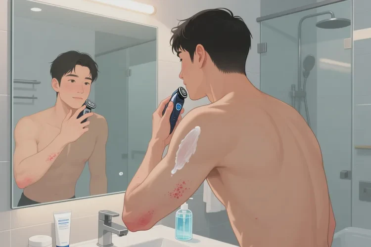 男生手臂出湿疹可以根治吗(图1)