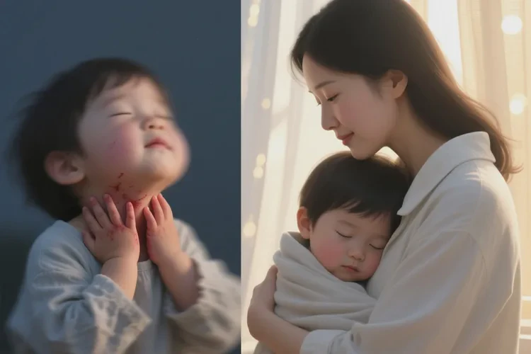 小儿脖子起湿疹能根治吗(图4)