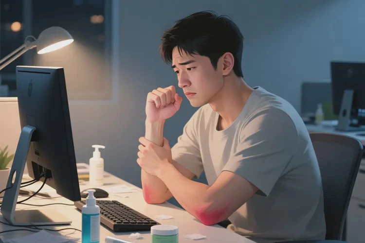 男生四肢偶尔长湿疹能根治吗(图1)