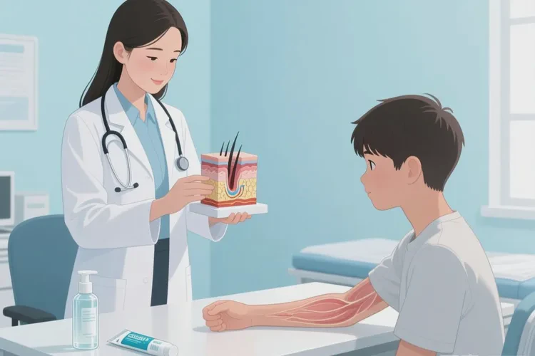 青少年手臂偶尔长湿疹能根治吗(图2)