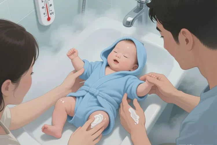 新生儿四肢起湿疹能根治吗(图2)