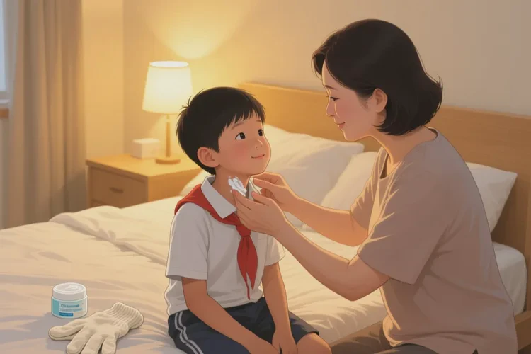 小学生脖子起湿疹能根治吗(图1)