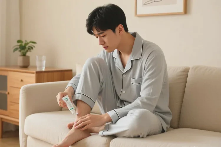 男生小腿上容易起湿疹能根治吗(图1)