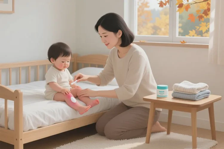 幼儿小腿上容易长湿疹能根治吗(图1)