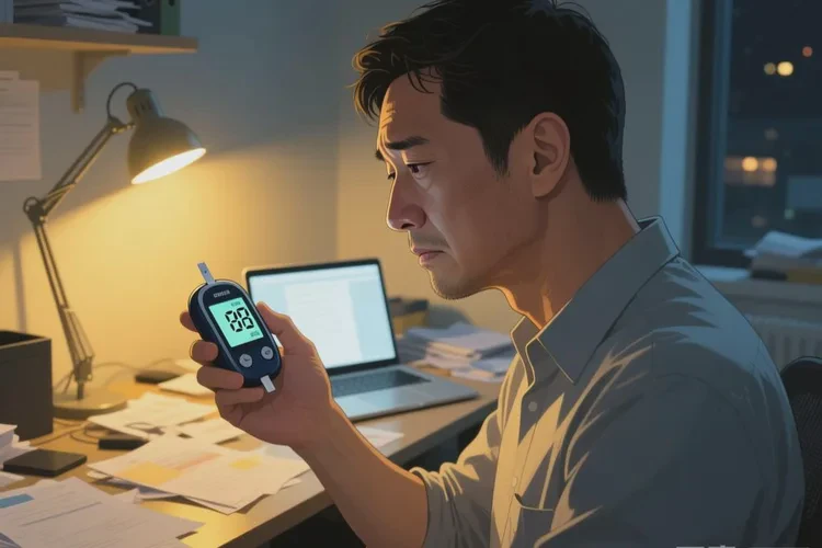 30岁晚上血糖12点9是怎么回事(图1)