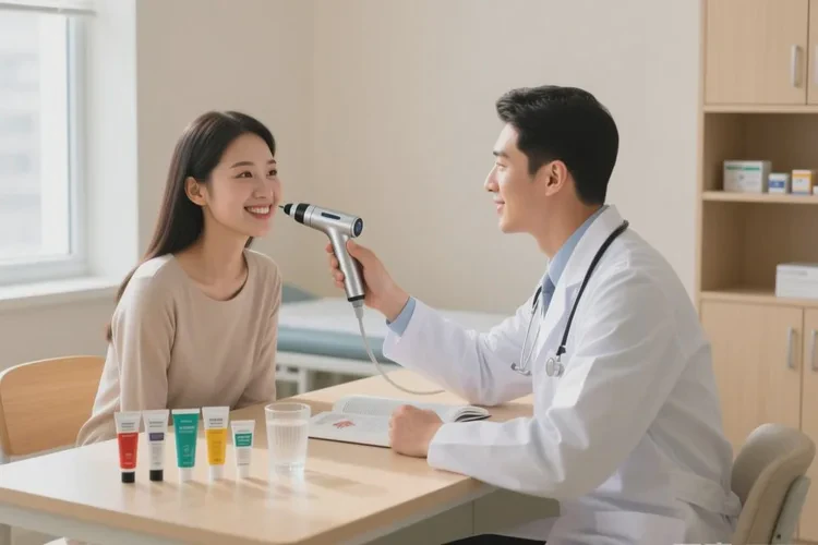 女生面部出湿疹能根治吗(图2)