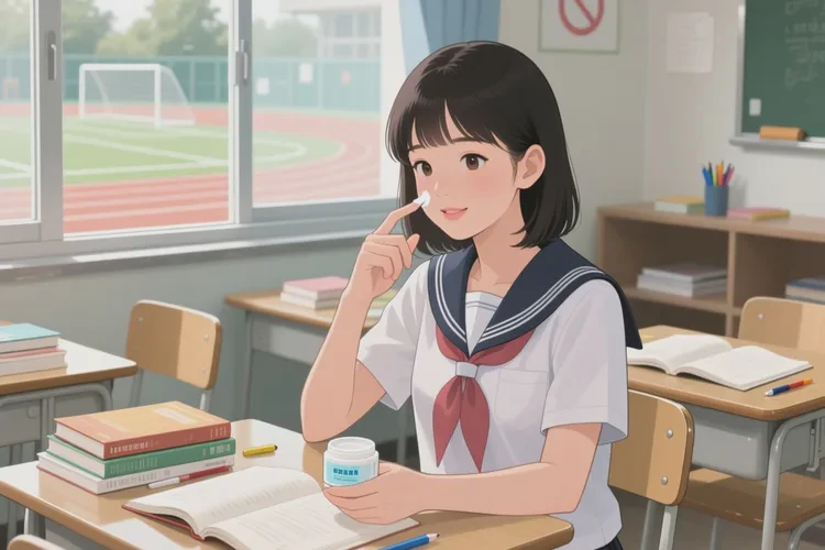 中学生面部容易起湿疹能根治吗(图1)