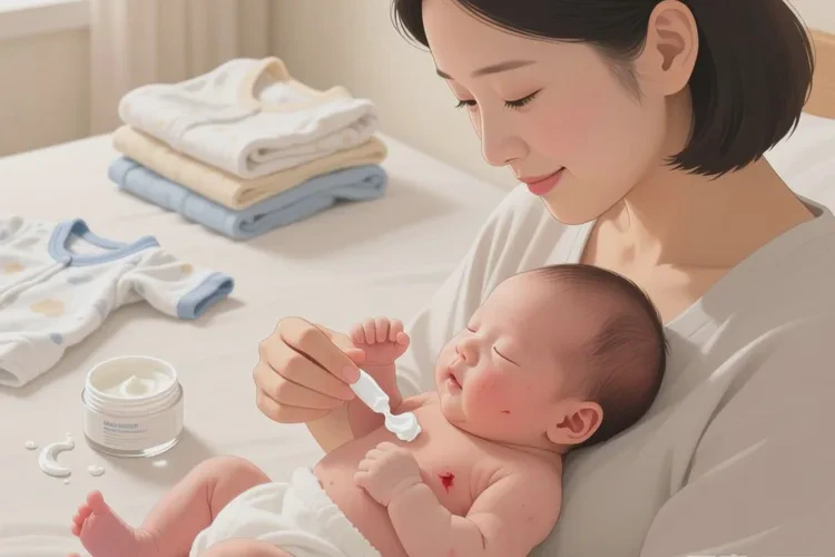 新生儿手臂偶尔起湿疹能根治吗(图1)