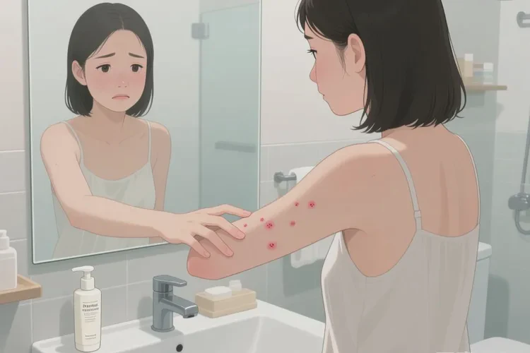 女生手臂偶尔长湿疹能根治吗(图1)