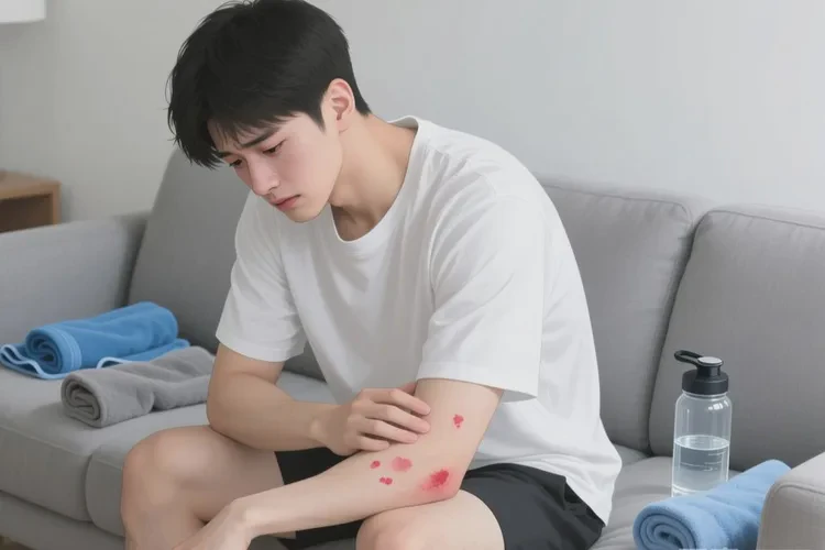 男生手臂上长湿疹能根治吗(图1)