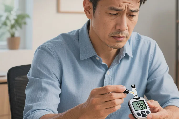 34岁中午血糖12.3是怎么回事(图1)