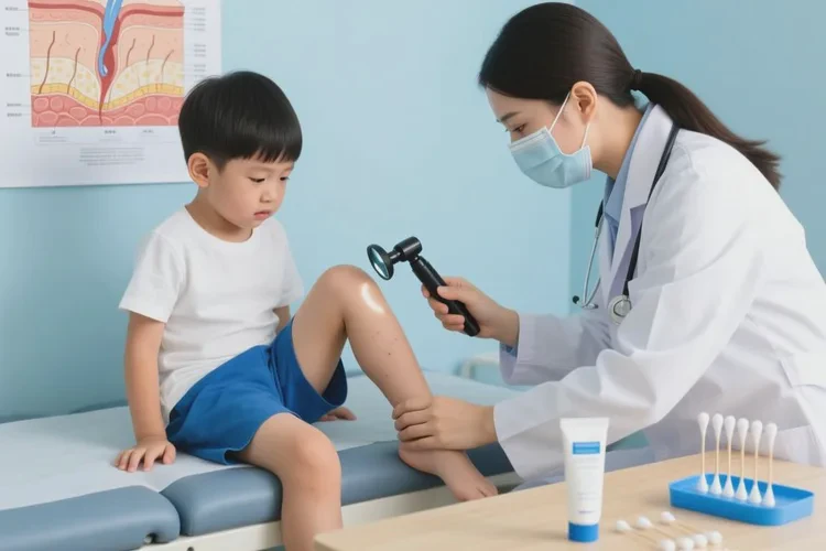 小儿小腿上出湿疹能根治吗(图2)