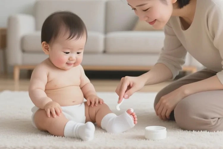 幼儿脚上经常长湿疹能根治吗(图1)