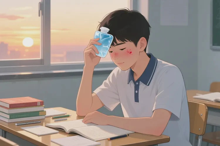 青少年脸上偶尔长湿疹能根治吗(图1)