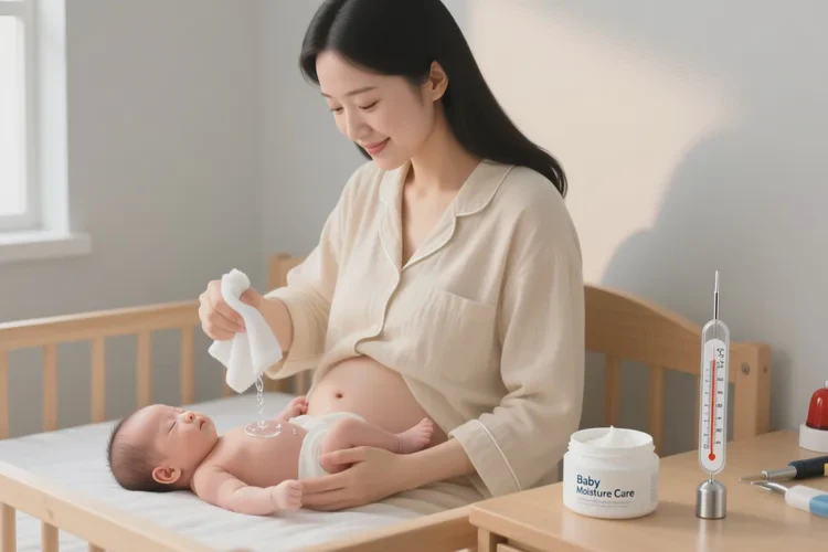 新生儿肚子出现湿疹能根治吗(图1)