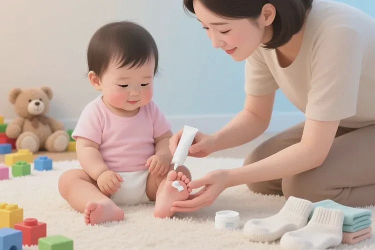 幼儿脚上出湿疹能根治吗(图1)