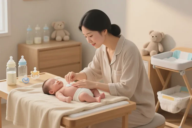 新生儿大腿上偶尔起湿疹能根治吗(图1)