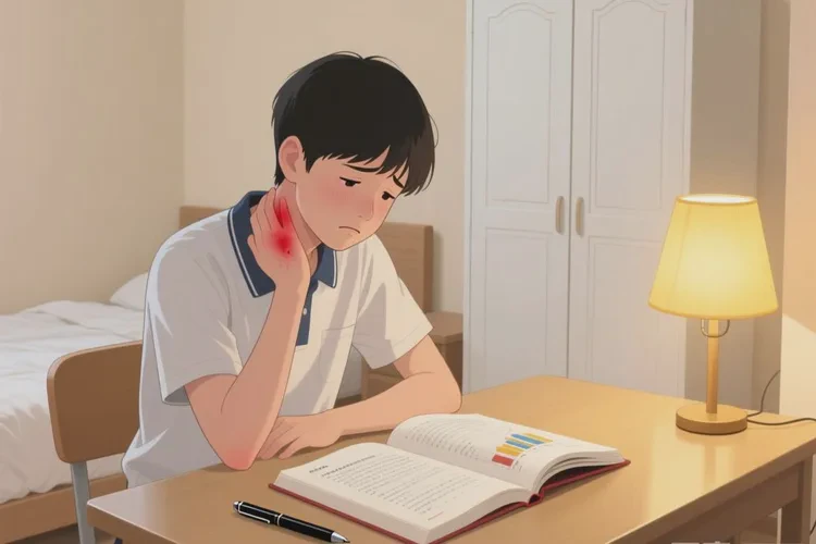 中学生脖子长湿疹能根治吗(图1)