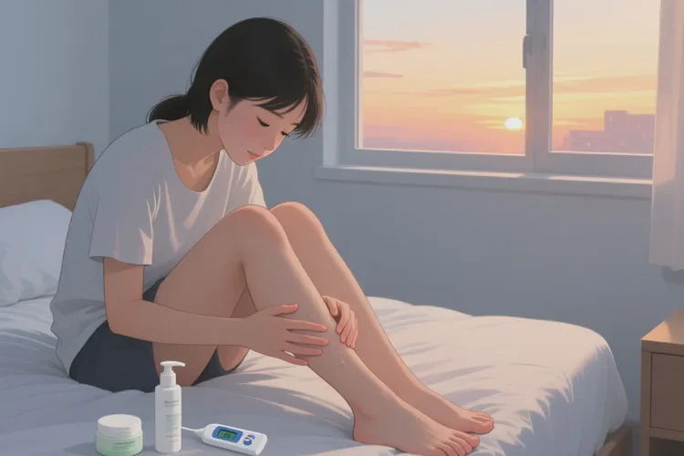 青少年小腿上偶尔起湿疹能根治吗(图1)