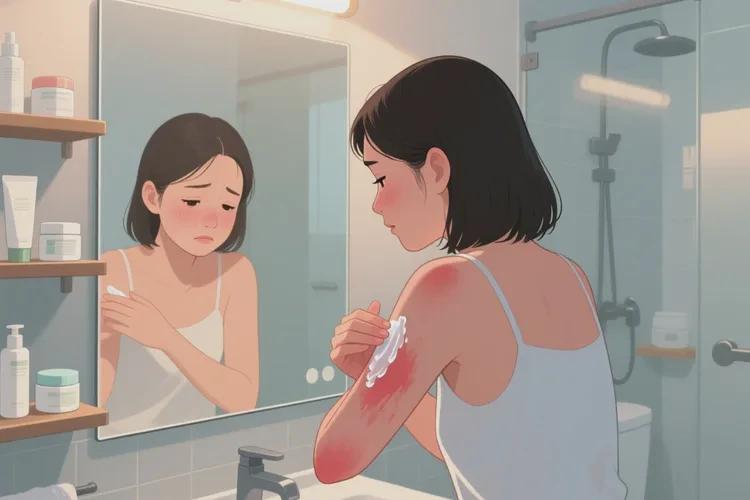 女生全身经常起湿疹能根治吗(图1)