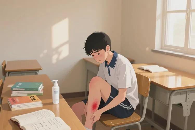 中学生小腿偶尔长湿疹能根治吗(图1)